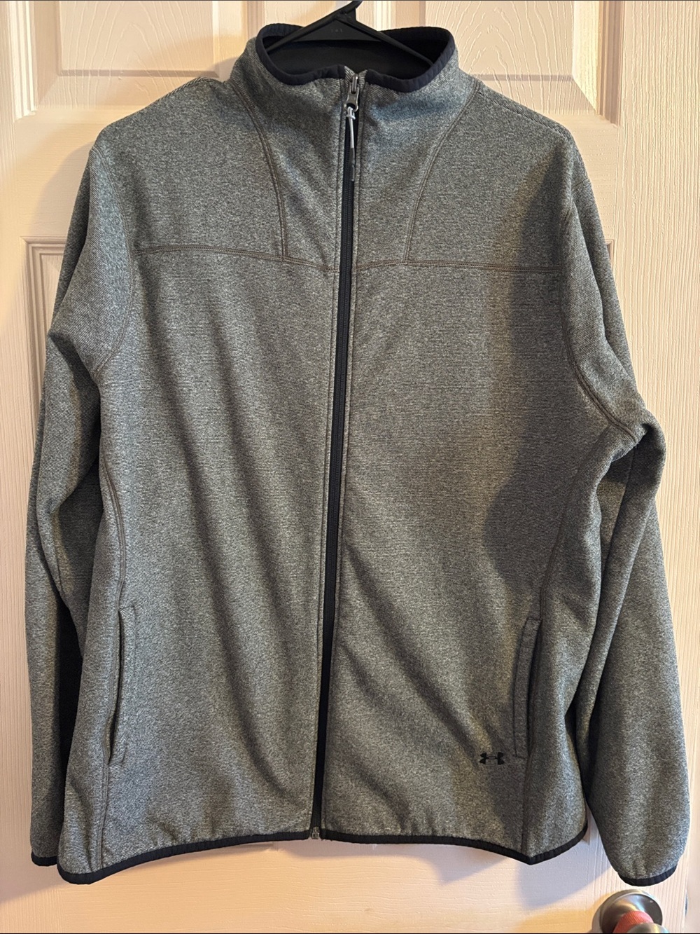 Under Armour Grey Heather Full-Zip Performance Jacket